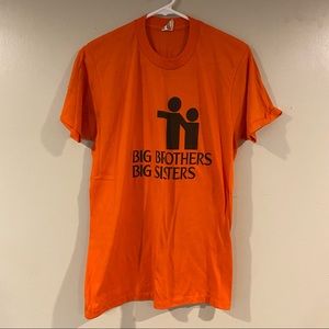 Vintage 👕  ‘Big Brothers Big Sisters’ Screen Stars Orange T-Shirt